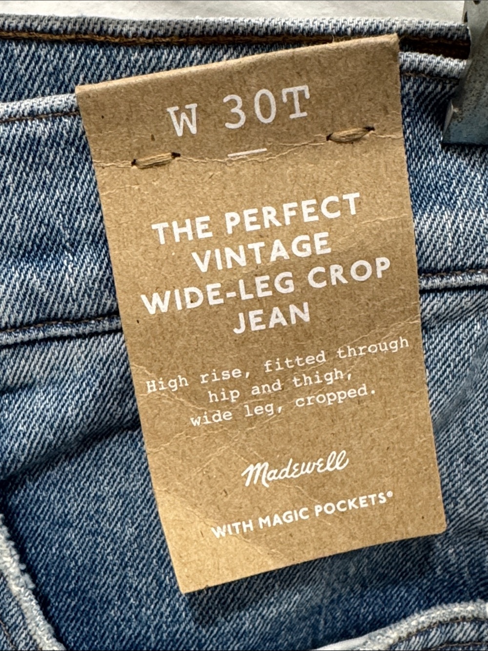 Madewell THE PERFECT VINTAGE
WIDE-LEG CROP
JEAN - Picture 7 of 13